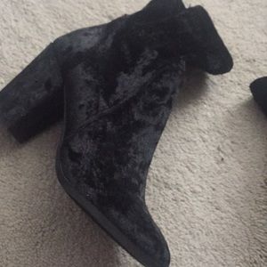 Velvet Sock Boots
